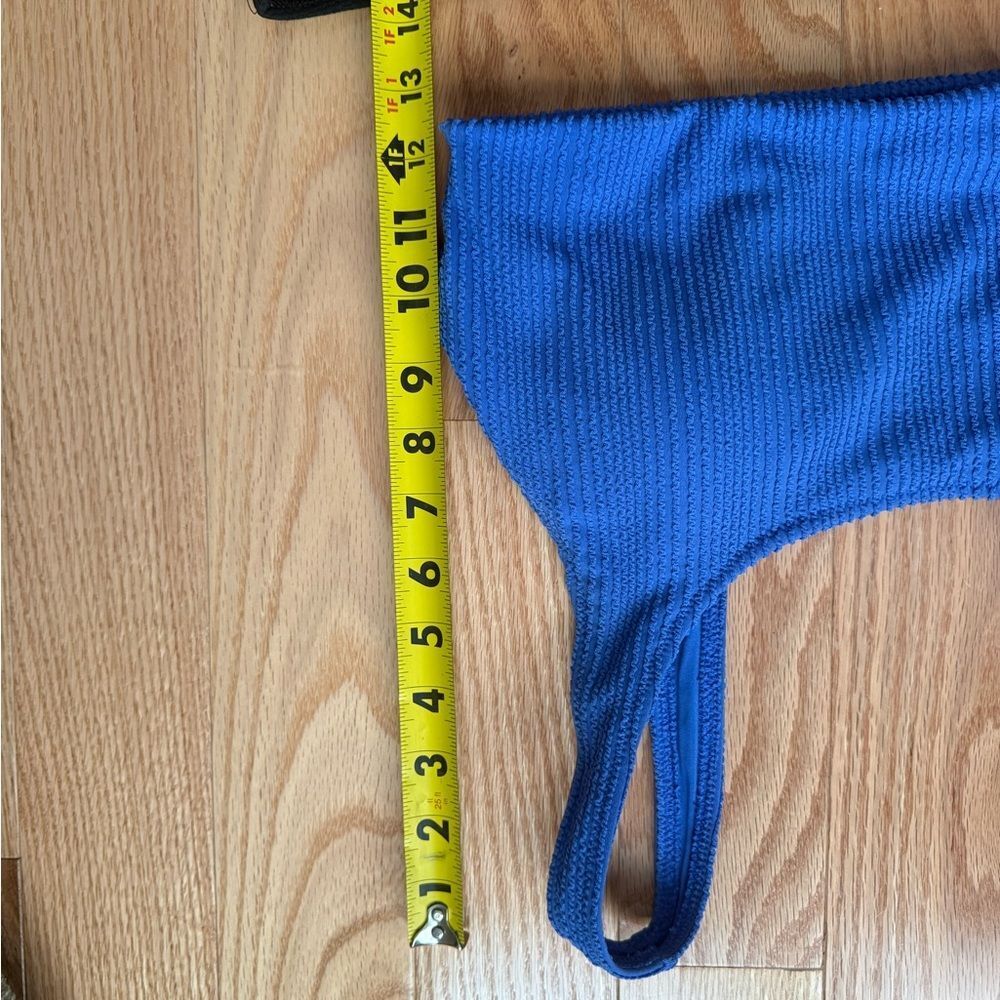 Old Navy Vibrant Blue and black swimsuit - Picture 7 of 12